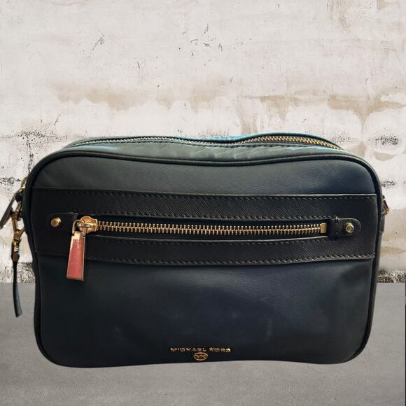 Michael Kors Nylon Crossbody Bag Blue - Picture 1 of 7